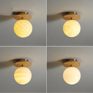 Celako™ Marumi Ceiling Light | Ceramic Dining Room Lighting