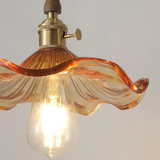 Celako™ Nymphea Pendant Light | Glass Bedroom Lighting