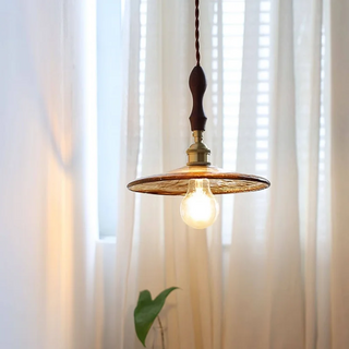 Celako™ Succinea Pendant Light | Amber Glass Kitchen Island Lighting