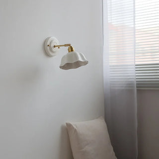 Celako™ Kaolyn Wall Light | Ceramic Copper Bedside Lighting