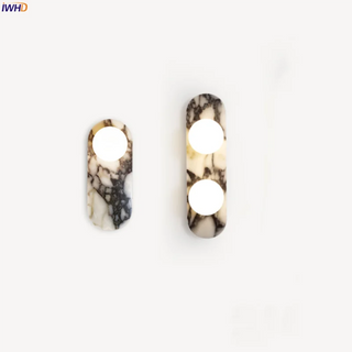 Celako™ Marbelle Wall Light | Bulgari Marble Bedroom Lighting