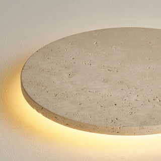 Celako™ Ochria Wall Light | Yellow Travertine Living Room Lighting