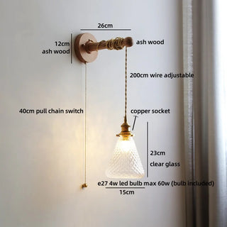 Celako™ Aurelia Wall Light | Copper Bedside Lighting