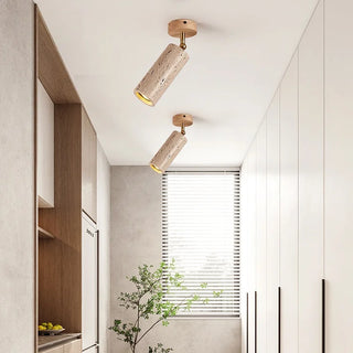 Celako™ Aurelapis Ceiling Light | Yellow Travertine Kitchen Island Lighting