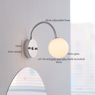 Celako™ Opalux Wall Light | Glass Bedroom Lighting
