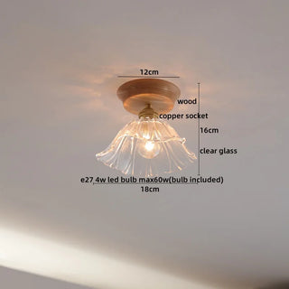 Celako™ Valuna Ceiling Light | Glass Copper Kitchen Island Lighting