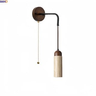 Celako™ Travina Wall Light | Travertine Bedroom Lighting