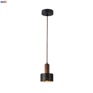 Celako™ Lapideum Pendant Light | Black Travertine Kitchen Island Lighting