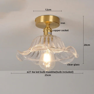 Celako™ Opaleo Ceiling Light | Glass Copper Kitchen Island Lighting