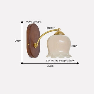 Celako™ Mokudo Wall Light | Copper Bedside Lighting
