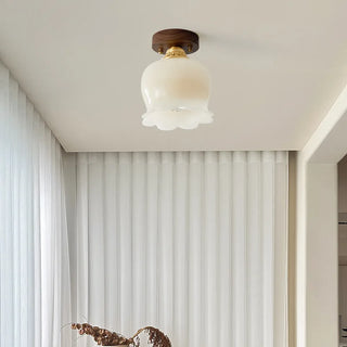 Celako™ Mokume Ceiling Light | Resin Modern Style