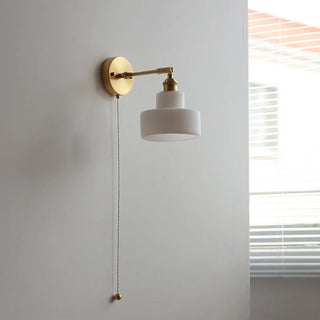 Celako™ Copelio Wall Light | Copper Glass Living Room Lighting