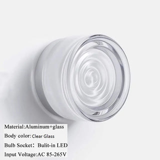 Celako™ Lunaris Wall Light | Glass Bedroom Lighting