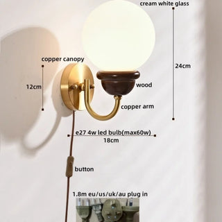 Celako™ Aesura Wall Light | Glass Living Room Lighting