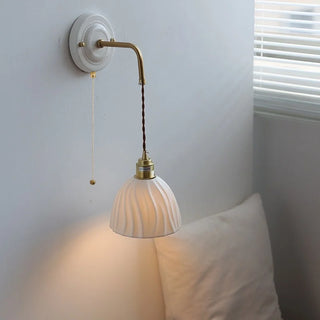Celako™ Ivaryn Wall Light | White Ceramic Nordic Minimalism