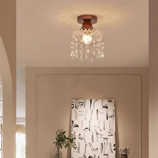 Celako™ Cristela Pendant Light | Clear Glass Mid Century Modern Bedroom Lighting
