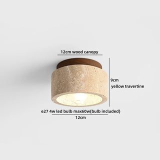 Celako™ Marvela Ceiling Light | Travertine Living Room Lighting