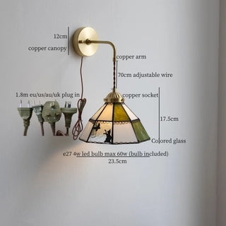Celako™ Aurilia Wall Light | Glass Vintage Living Room Lighting