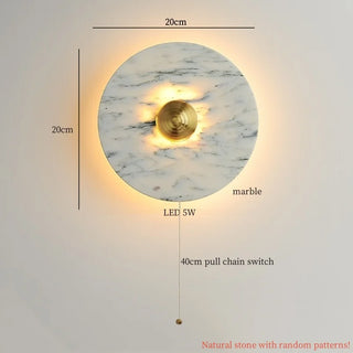 Celako™ Aragonite Wall Light | Marble Nordic Modern Bedroom Lighting
