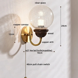 Celako™ Aesura Wall Light | Glass Living Room Lighting