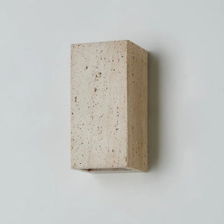 Celako™ Tufaura Wall Light | Yellow Travertine Bedroom Lighting