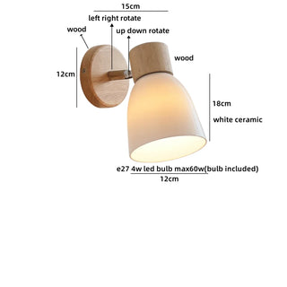 Celako™ Aralyn Wall Light | Ceramic Living Room Lighting
