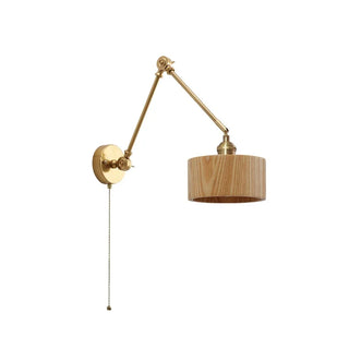 Celako™ Gildra Wall Light | Wood Bedroom Lighting