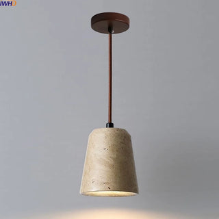 Celako™ Tavora Pendant Light | Travertine Dining Room Lighting