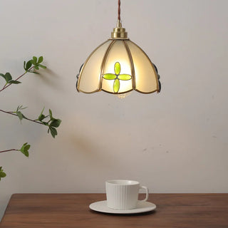 Celako™ Cuproflora Pendant Light | Glass Mid Century Modern