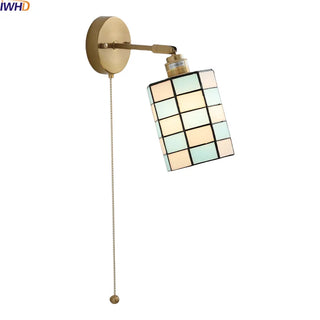 Celako™ Virella Wall Light | Stained Glass Entryway Lighting
