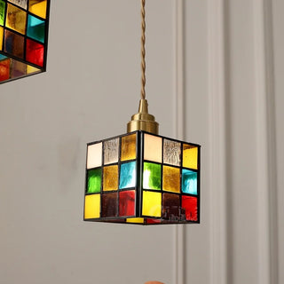 Celako™ Tessera Pendant Light | Glass Dining Room Lighting