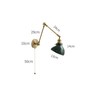 Celako™ Vitrio Wall Light | Copper Bedside Lighting