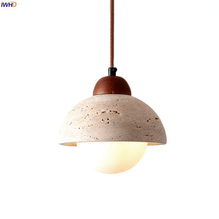 Celako™ Porenzo Pendant Light | Yellow Travertine Japan Style