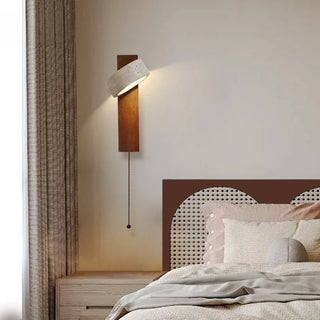 Celako™ Traverso Wall Light | Yellow Travertine Bedroom Lighting