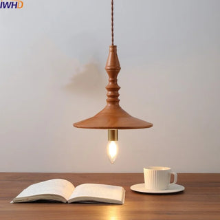 Celako™ Mokumi Pendant Light | Wood Living Room Lighting