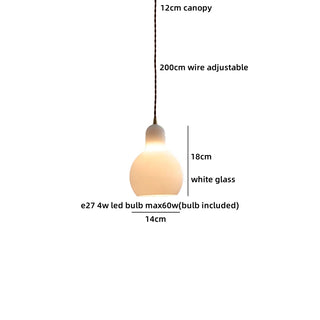 Celako™ Opalis Pendant Light | Glass Dining Room Lighting