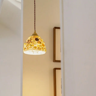 Celako™ Nacrela Pendant Light | Resin And Shell Bedroom Lighting