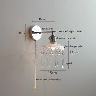 Celako™ Aurela Wall Light | Iron Bedside Lighting