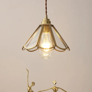 Celako™ Azuric Pendant Light | Blue Glass Bedroom Lighting