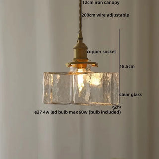 Celako™ Ampora Pendant Light | Glass Bedroom Lighting