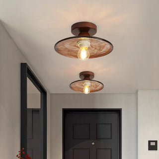 Celako™ Melara Ceiling Light | Amber Glass Kitchen Island Lighting