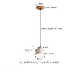 Celako™ Breccia Pendant Light | Terrazzo Dining Room Lighting