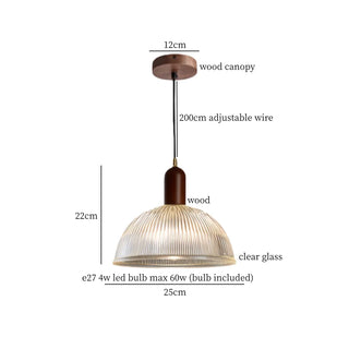 Celako™ Fulgore Pendant Light | Amber Glass Bedroom Lighting