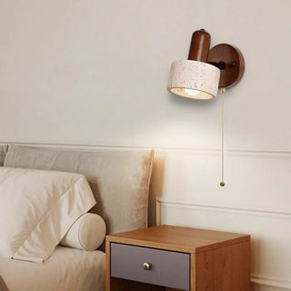 Celako™ Grotta Wall Light | Yellow Travertine Bedroom Lighting