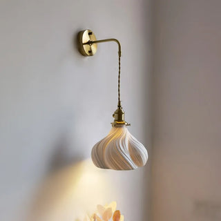 Celako™ Bisque Wall Light | Ceramic Bedroom Lighting