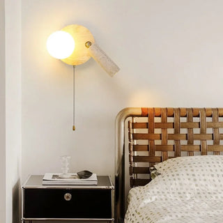 Celako™ Travishi Wall Light | Yellow Travertine Japan Style