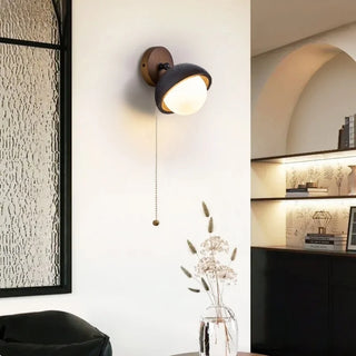 Celako™ Lithio Wall Light | Black Travertine Living Room Lighting