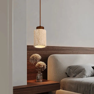 Celako™ Travenza Pendant Light | Yellow Travertine Kitchen Island Lighting