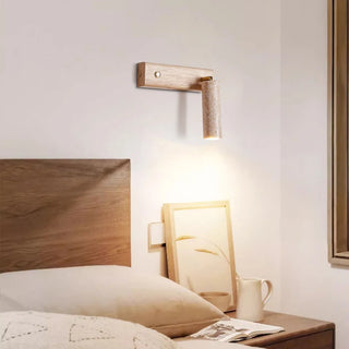 Celako™ Travera Wall Light | Travertine Bedside Lighting