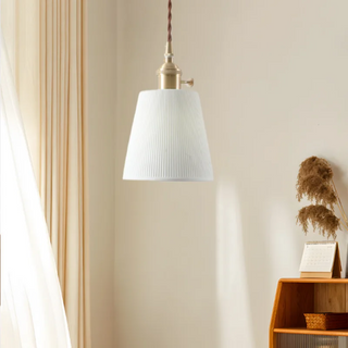 Celako™ Suzuran Pendant Light | Ceramic Dining Room Lighting
